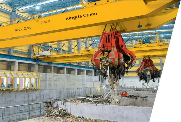Electric hydraulic grab-kingda crane